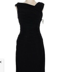 Black asymmetric dress size 6